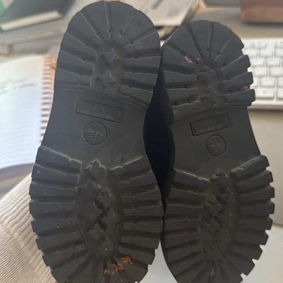 Timberland Black Boots 9T - Picture 4 of 5